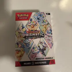 🌈 Prismatic Evolutions Pokemon TCG Booster Bundle 6 Packs New Factory Sealed 🌈 - Image 1