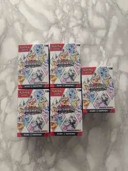 Pokemon TCG Prismatic Evolutions Booster Bundle New Factory Sealed x 5 - Image 1
