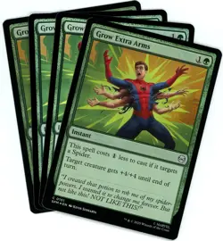x4 Grow Extra Arms (Foil) - 0101 - Marvel's Spider-Man - MTG - SHIPS NOW - Image 1