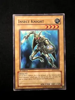 Insect Knight FET-EN004 C Flaming Eternity Yu-Gi-Oh 1st Edition MP - Image 1