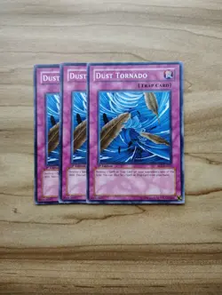 Yu-Gi-Oh! - Dust Tornado 3x - Full Playset Of Cards - Image 1