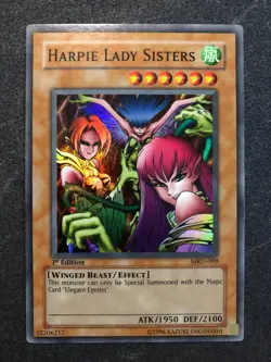 Harpie Lady Sisters MRD-009 1st ED Super Rare Yugioh - Image 1