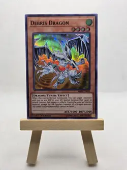 Yugioh Debris Dragon MYFI-EN043 Super Rare 1st Edition Near Mint Mystic Fighters - Image 1