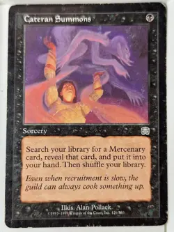 Cateran Summons - Mercadian Masques - Magic the Gathering MTG Nice! - Image 1