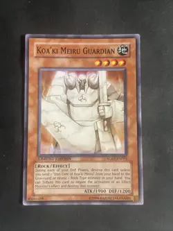 Yugioh - Koa'ki Meiru Guardian - Super Rare - Limited - RGBT-ENPP3 - MP - Image 1