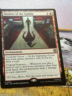 Shadow Of The Goblin Mtg Spider-Man Magic The Gathering - Image 3