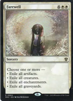 MTG: Murders at Karlov Manor Commander: Farewell: Lightly Played Condition - Image 1