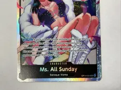 One Piece Ms. All Sunday Op14-084 Azure Sea Seven English TCG NM - Image 3