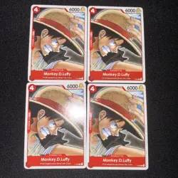 4x Monkey.D.Luffy • P-022 One Piece Film Red Promo One Piece TCG NM- - Image 1