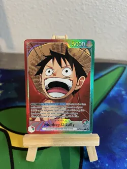 One Piece CCG Monkey D Luffy Alternative Art Leader OP13-001 - Image 1