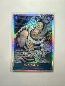 One Piece CCG- Mr.3(Galdino) (056) - The Time of Battle (OP16) SR NM - Image 1