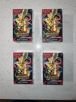 Pokemon TCG Mega Evolution Ascended Heroes Booster Bundle *SEALED Lot of 4* - Image 1