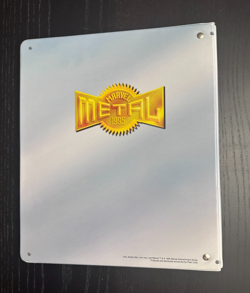 1995 Marvel Metal - Collector's Card Binder (Grey Interior) - CLEAN! - Image 3