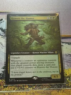 Kraven The Hunter Mtg Extended Art Spider-Man Magic The Gathering - Image 3