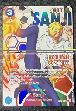 Sanji - Round1 X One Piece Card Game OP15-047 - Image 1