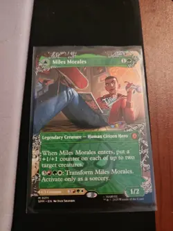 MTG Miles Morales (0211) (Borderless) Marvel's Spider-Man NM - Image 1