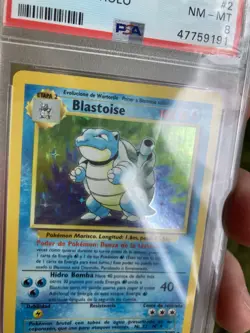~ESP~ SPANISH PSA 8 Blastoise Holo Base Set 2/102 Pokemon Card - Image 5