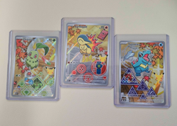 Pokemon First Partner Illustration Collection Series 2 Johto Set of 3 Cards (A) - Image 1