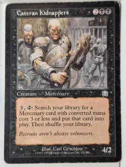 Cateran Kidnappers - Mercadian Masques - Magic the Gathering MTG Nice! - Image 1