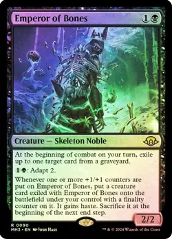 Emperor of Bones MTG NM Modern Horizons 3 FOIL - Image 1