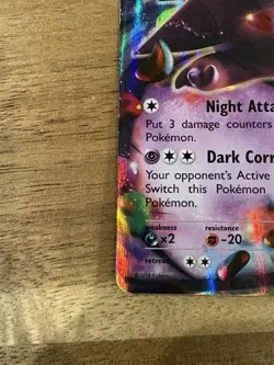 Pokemon TCG Gengar EX 34/119 Phantom Forces XY Ultra Rare Card - Image 5