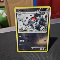 Lairon Pokemon TCG Mysterious Treasures Reverse Holo Uncommon Card #53/123 - Image 1