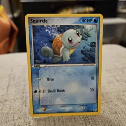 Squirtle Pokemon TCG Crystal Guardians Common Card #63/100 - Image 1