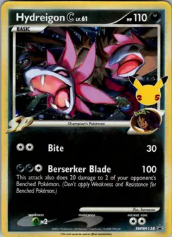 Hydreigon C lv.61 Promo SWSH: Sword & Shield Promo Cards SWSH138 LP - Image 1