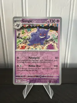 Pokemon TCG Gengar 151 Reverse Holo Rare Scarlet & Violet Card 094/165 - Image 1