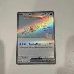 Eiscue EX 222/197 Special Illustration Rare Obsidian Flames Pokemon Card NM - Image 1