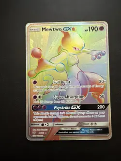 Mewtwo GX 76/73 Shining Legends HP Secret Rare Card - Image 1