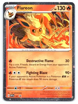 Flareon - (Cosmos Holo) Pokemon Promo SV: Scarlet & Violet Promo Cards 167 - Image 1