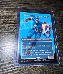 Marvel Super Heroes MTG Captain America, Super-Soldier Logo - Image 1