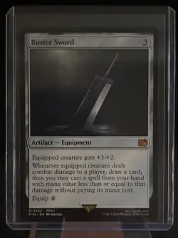 Magic: The Gathering 2025 Final Fantasy Buster Sword Mythic Rare Mint Condition - Image 1