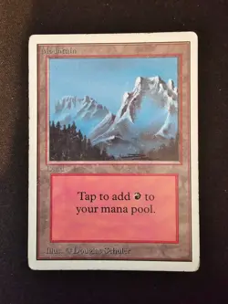 Mountain - Unlimited - Magic: The Gathering - (HP) - Image 1