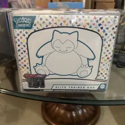 Pokemon Scarlet & Violet 151 Elite Trainer Box ETB Snorlax Artwork 2023 Sealed - Image 1