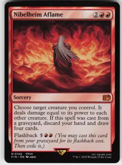 NIBELHEIM AFLAME 146 MYTHIC NEAR MINT - Image 1