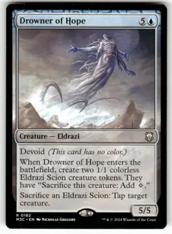 Drowner of Hope (Ripple Foil) 182 Commander: Modern Horizons 3 MTG NM - Image 1