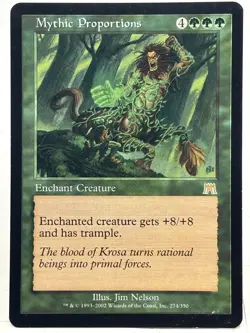 Mythic Proportions LP* Onslaught ENGLISH 274/350 mtg -UnltdCards - Image 1
