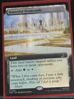 Bountiful Promenade (Extended Art) Commander: Marvel Super Heroes Regular - Image 1