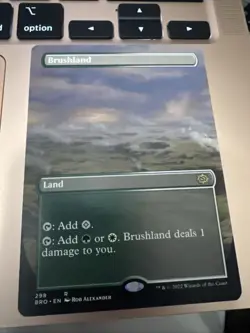 Brushland (Borderless) The Brothers' War Regular Mtg - Image 1
