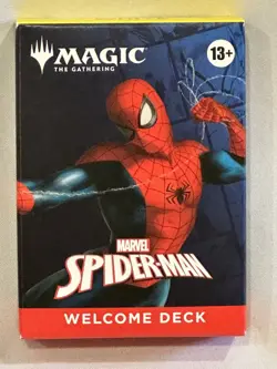 SDCC 2025 Promo Magic The Gathering Spider-Man White Welcome Deck NEW UNUSED - Image 1