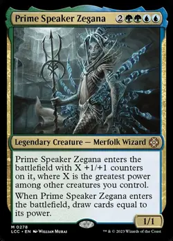 Prime Speaker Zegana NonFoil The Lost Caverns of Ixalan Commander 278 NM MTG - Image 1