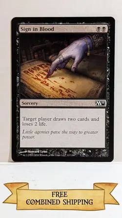 4x Sign in Blood Core Set 2011 (M11) Regular - Image 4