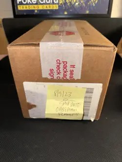 Sealed Case Pokemon Center ETB SV03 Obsidian Flames (4 ETB In Case) - Image 1