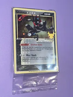 Greninja Gold Star SWSH144 Sword and Shield Promo Pokemon Card NM/M SEALED - Image 3