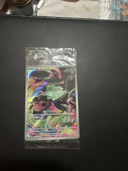 Pokemon TCG Bulbasaur IR 133/132 Mega Evolutions Stamped Promo Card Sealed - Image 1