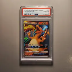 2019 Pokemon Hidden Fates Charizard GX 9/68 PSA 10 - Image 1