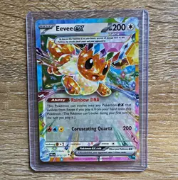 Pokemon TCG Eevee ex Full Art Holo Sv: Prismatic Evolutions 075/131 - Image 1