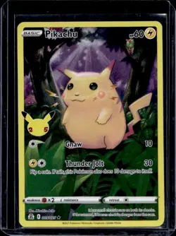 2021 Pokemon SWSH Celebrations Pikachu Holo #005/025 - Image 1